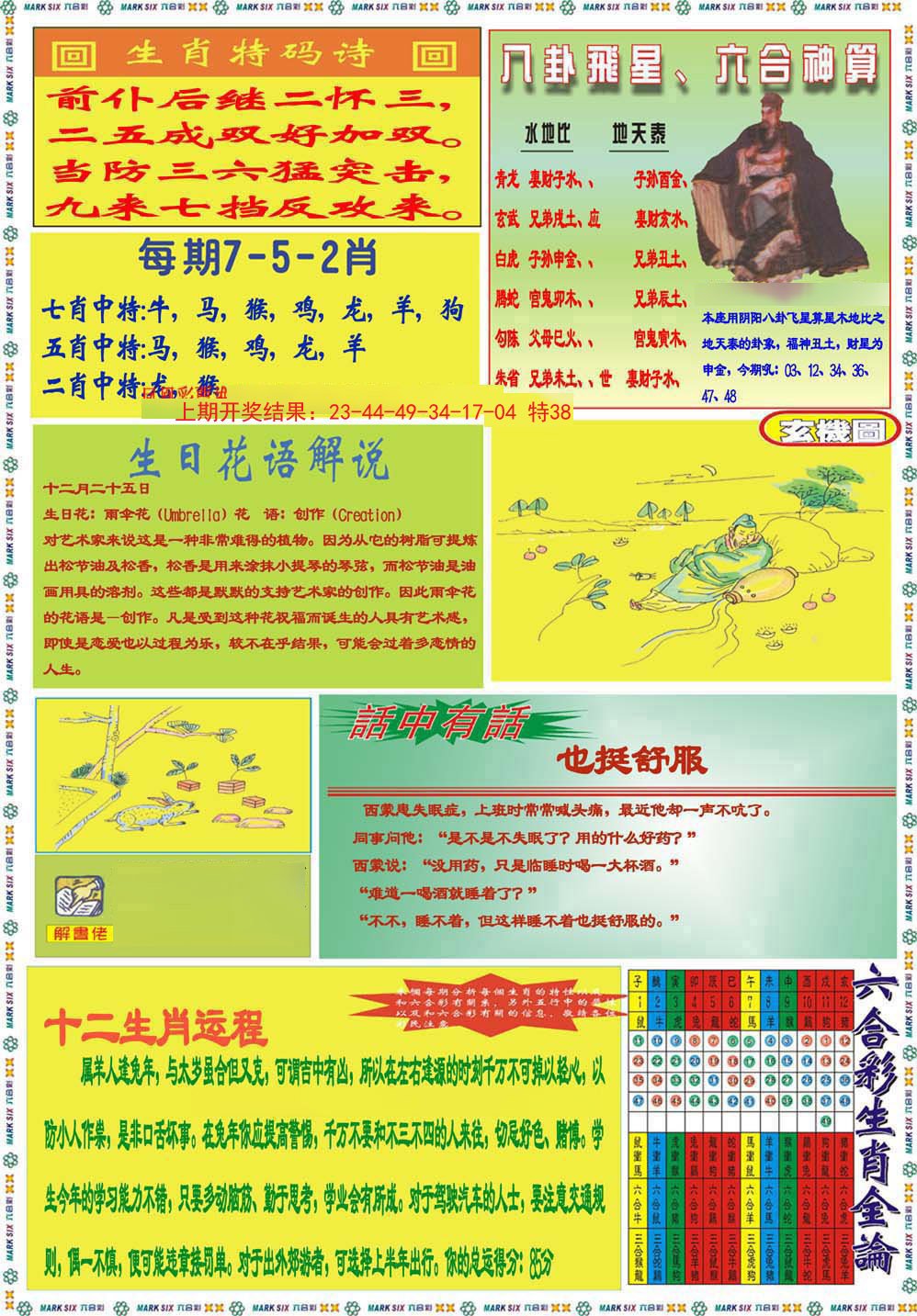 2024304期九龍马经B(推荐)