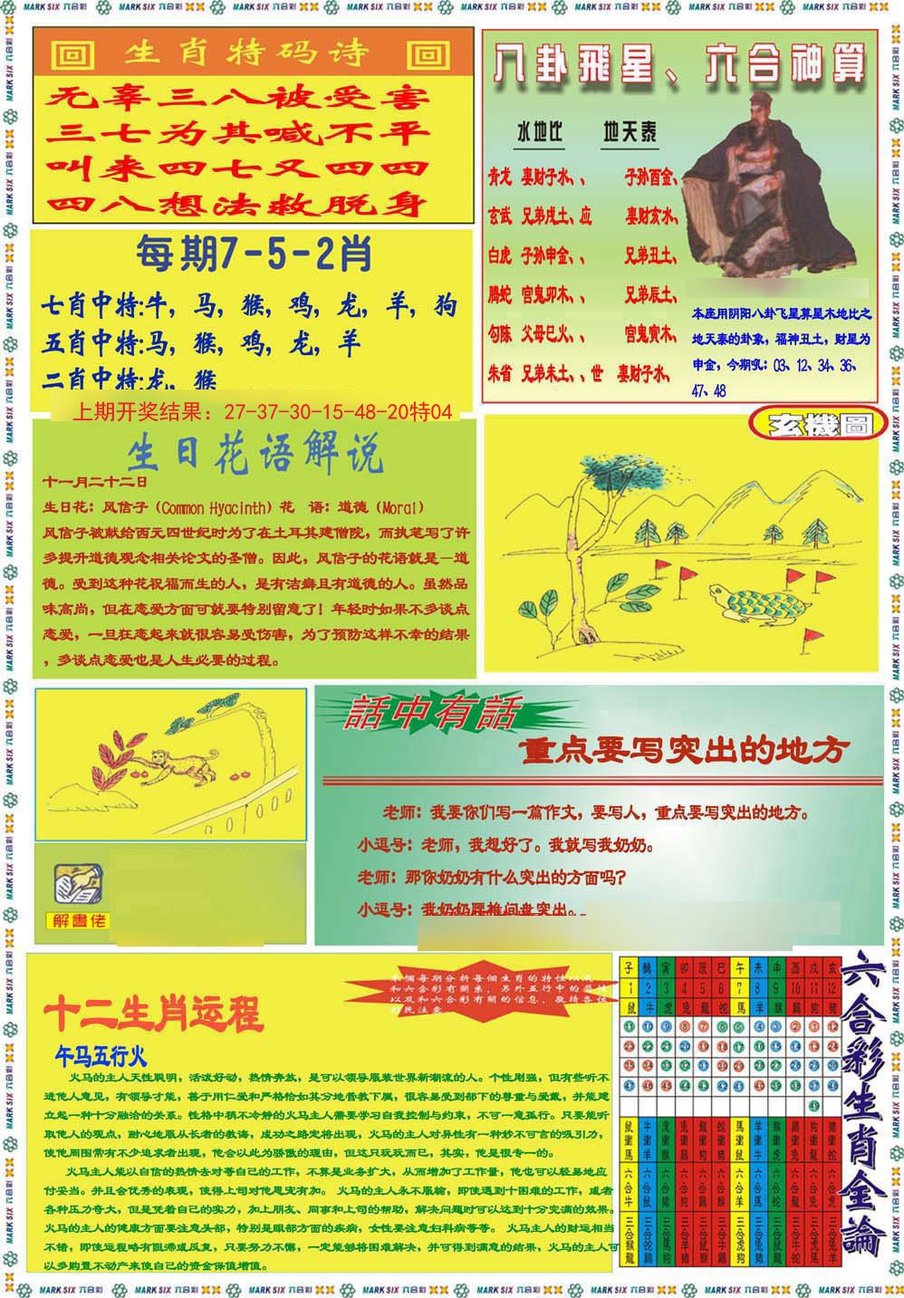2024290期九龍马经B(推荐)