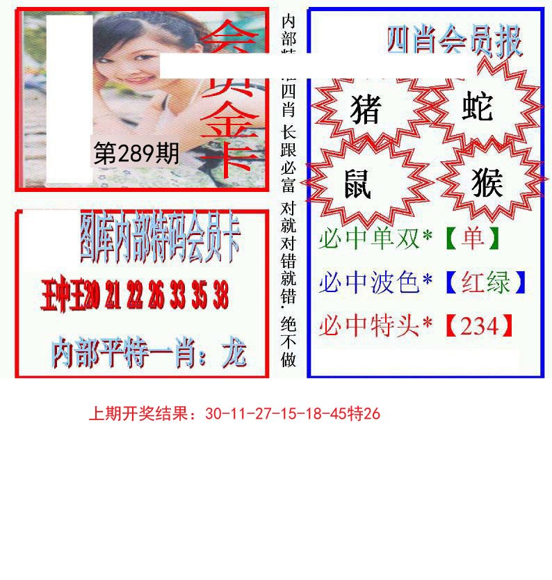 2024289期九龍四肖会员报