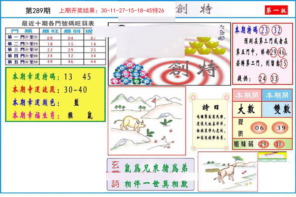 2024289期九龍创特A(推荐)