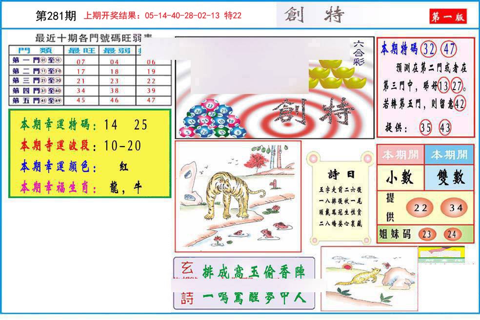 2024281期九龍创特A(推荐)