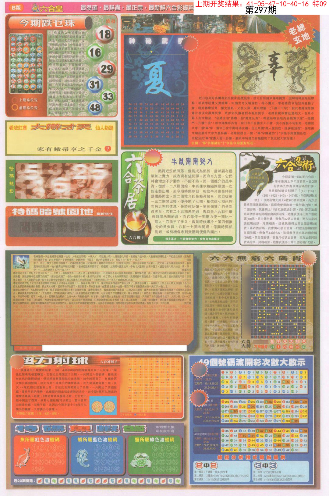 2024297期六合皇D