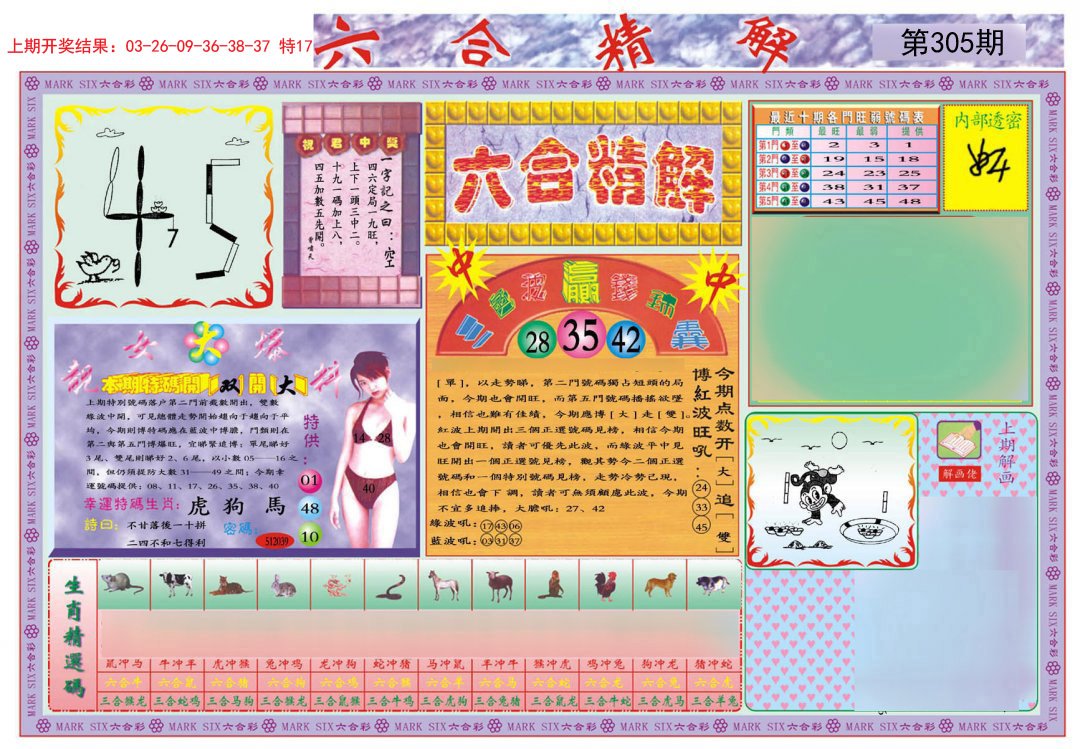 2024305期六合精解A