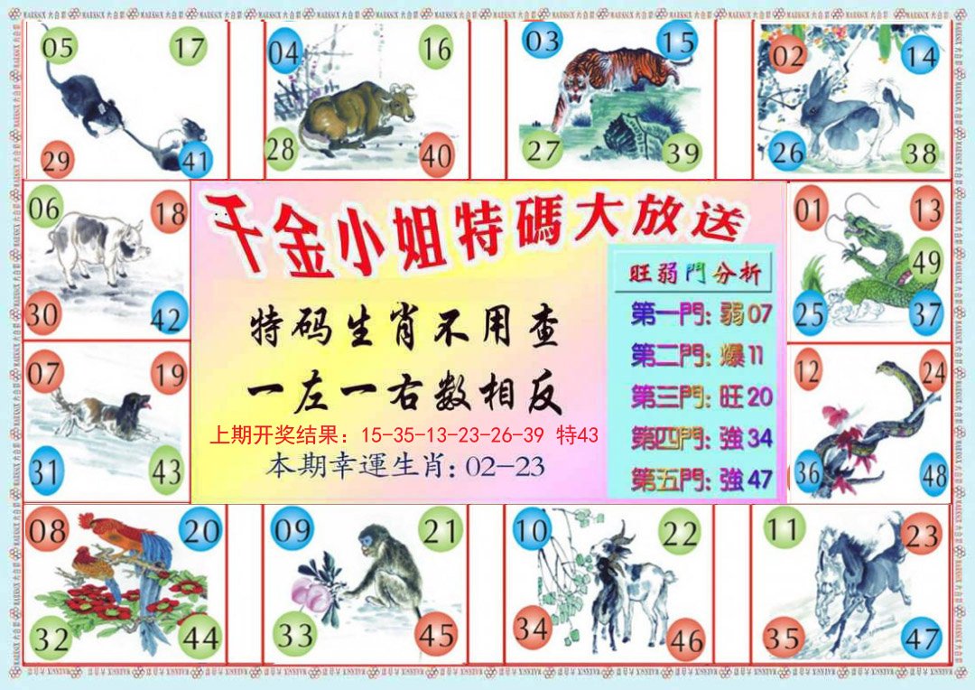 2024282期千金小姐B版