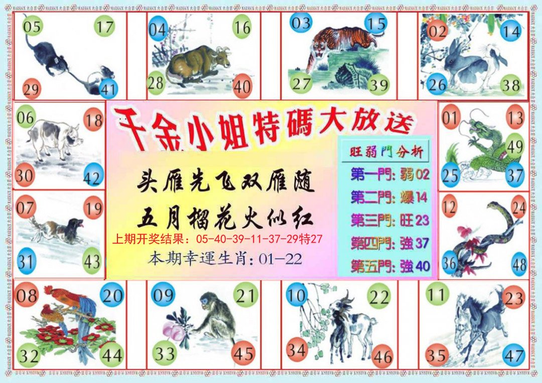2024285期千金小姐B版