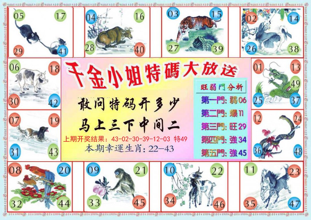 2024298期千金小姐B版