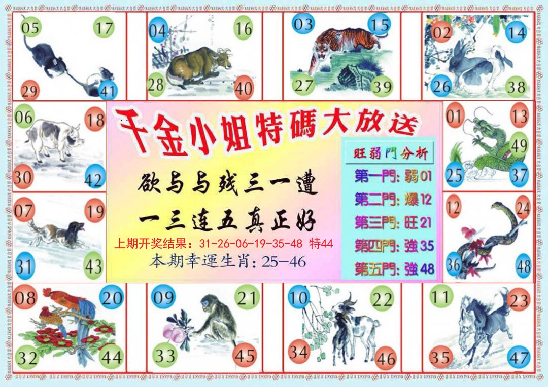2024293期千金小姐B版
