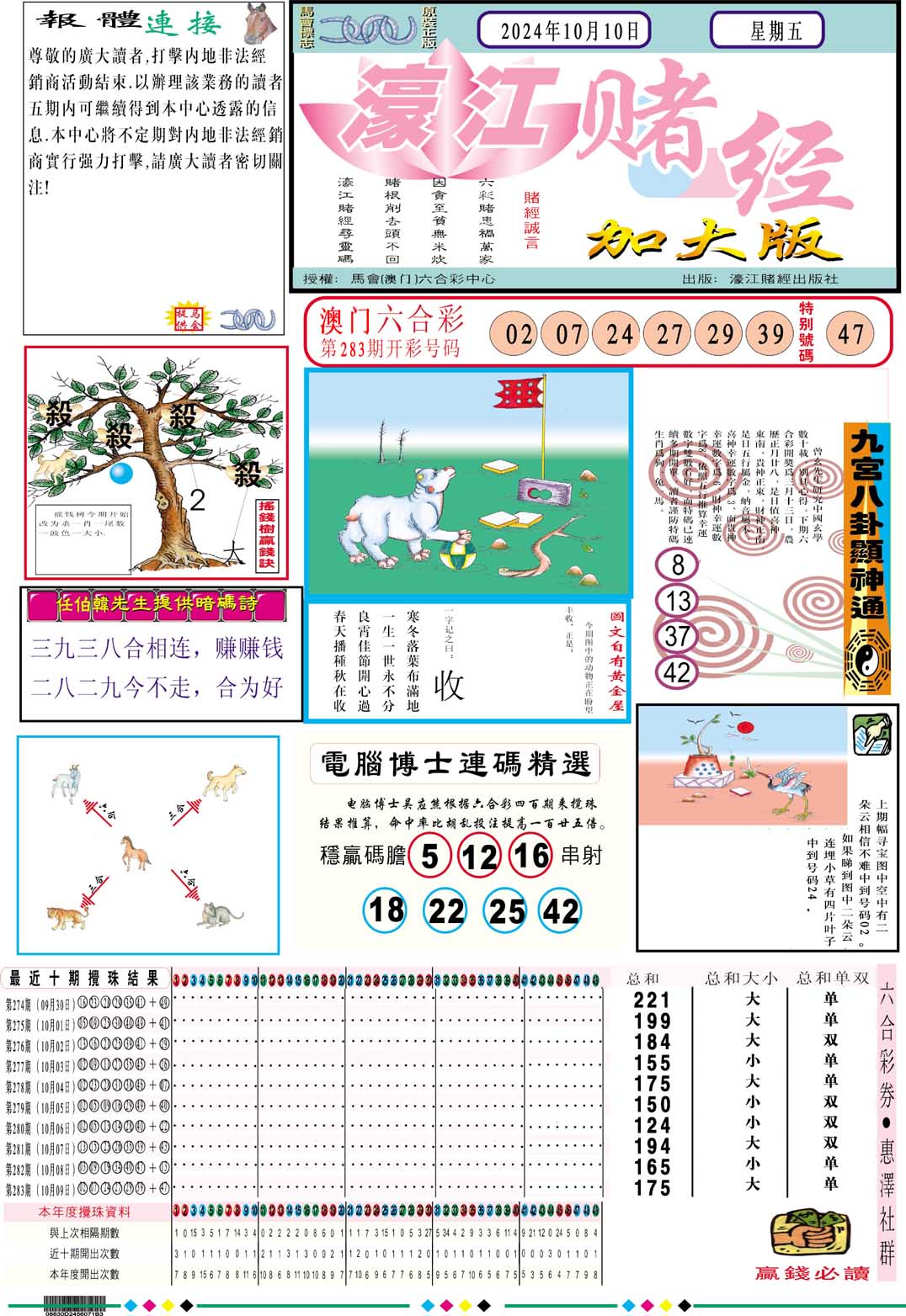 2024284期濠江赌经A加大版