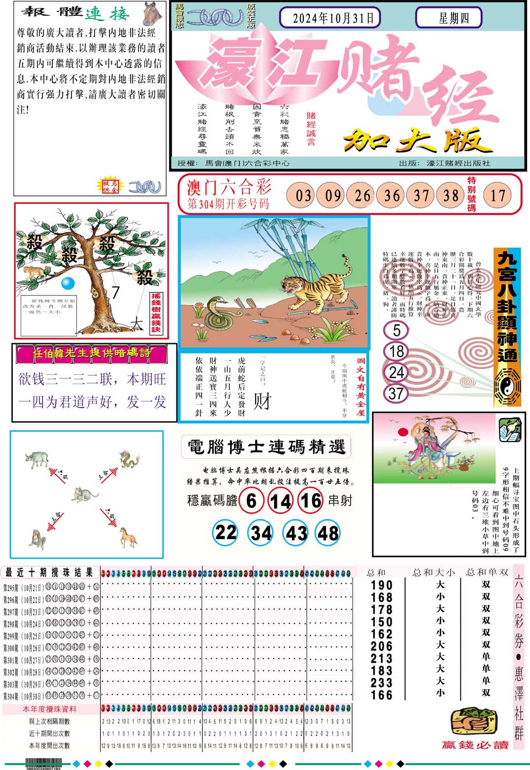 2024305期濠江赌经A加大版