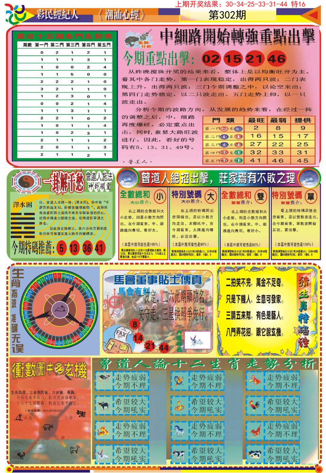2024302期潮汕心经B