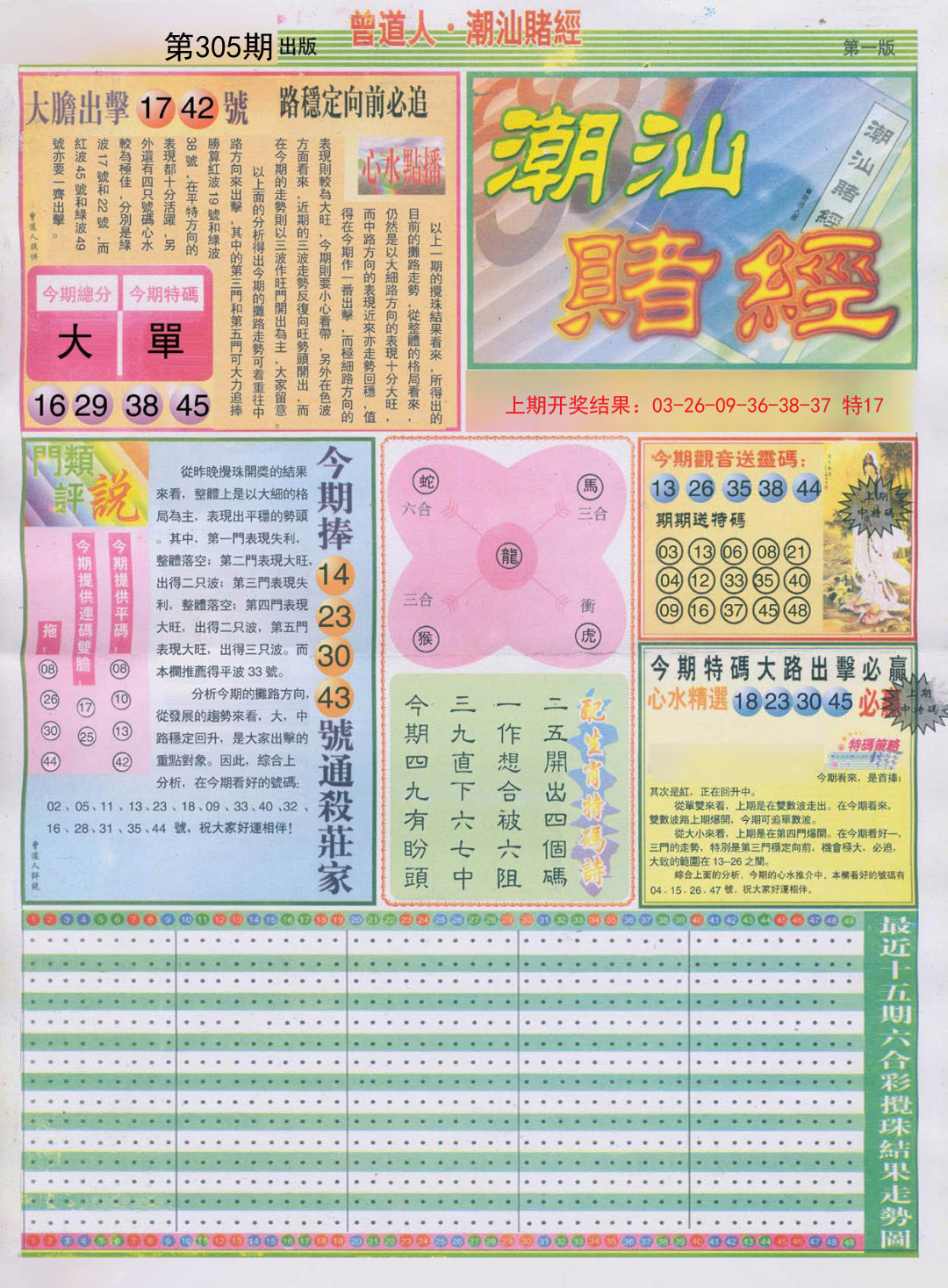 2024305期潮汕赌经A
