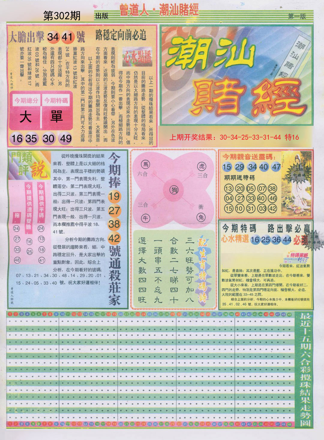 2024302期潮汕赌经A