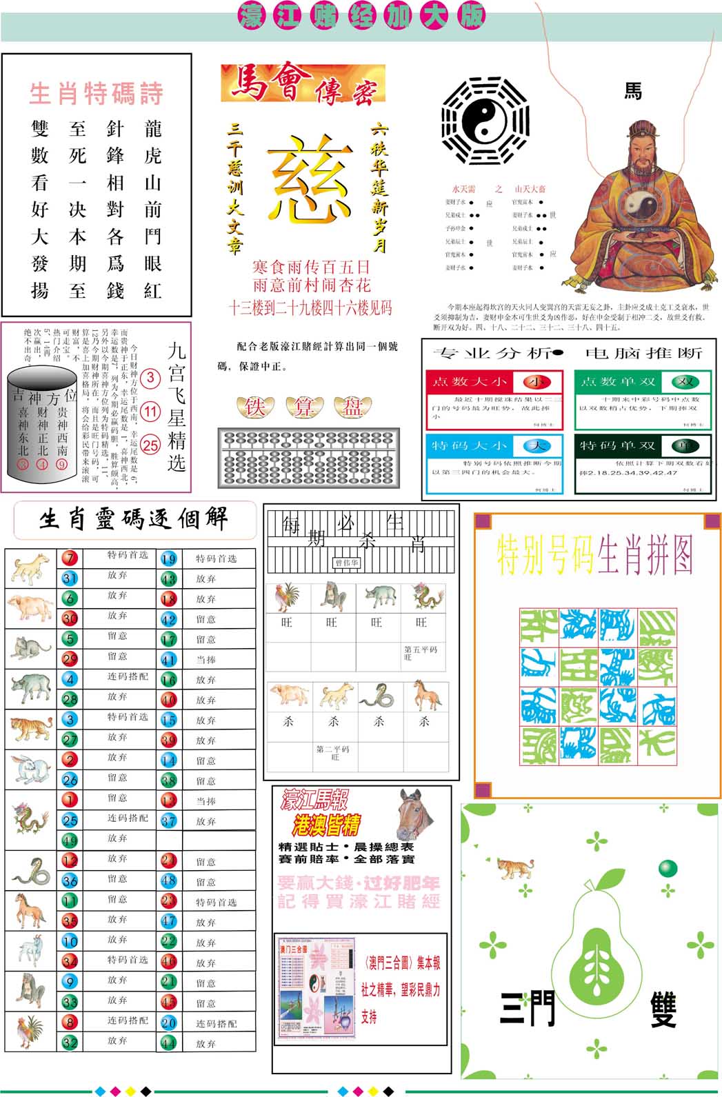 2024303期濠江赌经B加大版