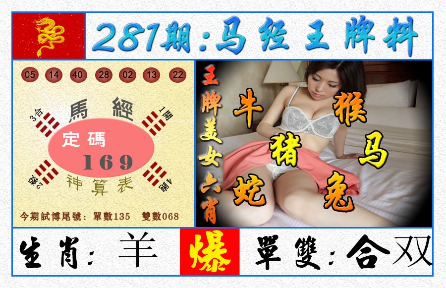 2024281期王牌料