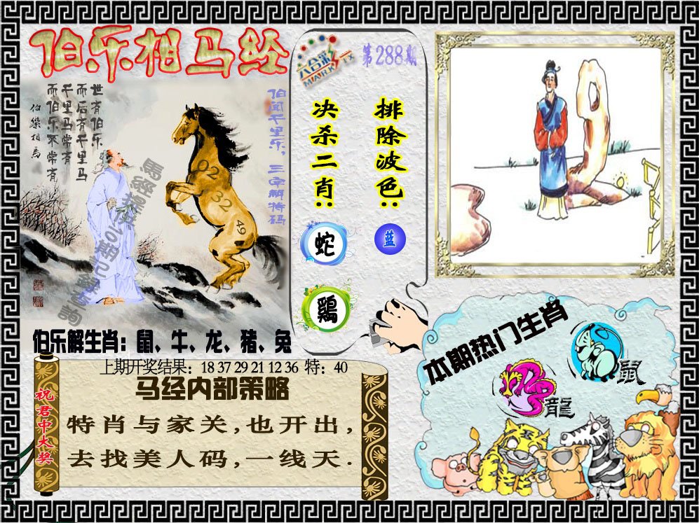 2024288期伯乐相马经
