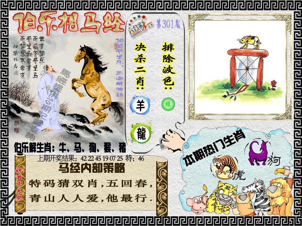 2024301期伯乐相马经