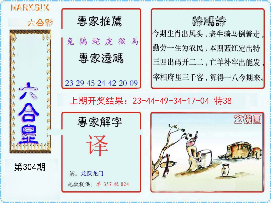 2024304期六合皇