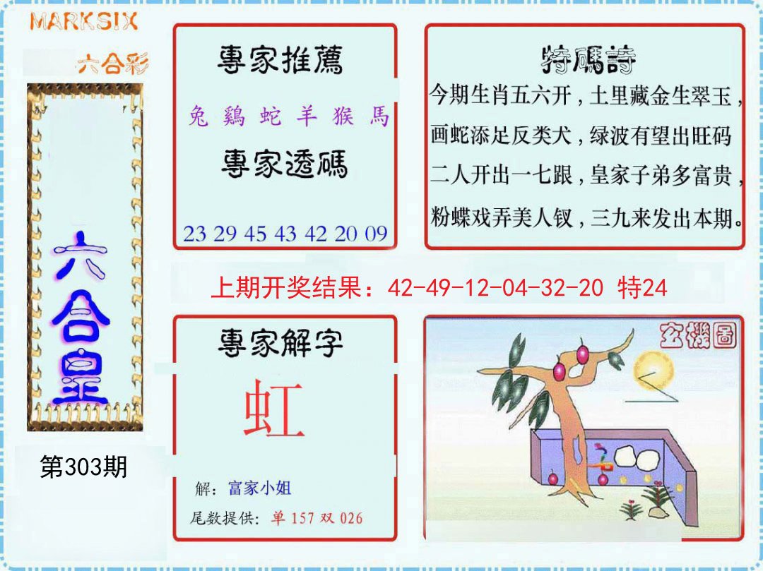 2024303期六合皇