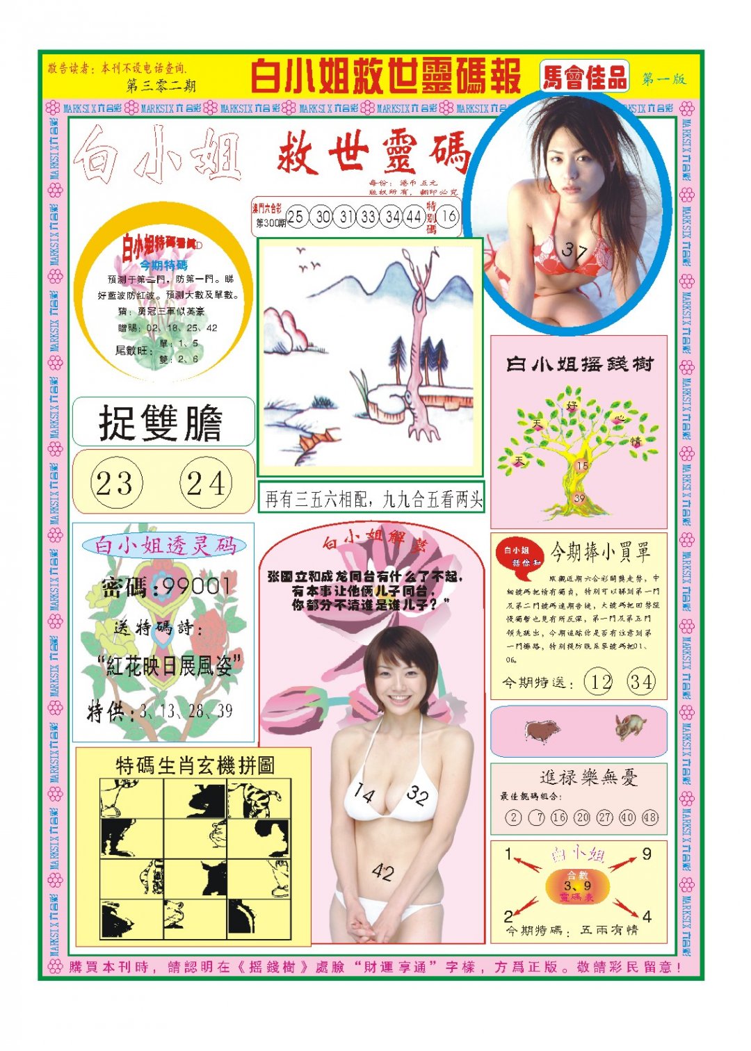 2024302期白小姐龙卷风A