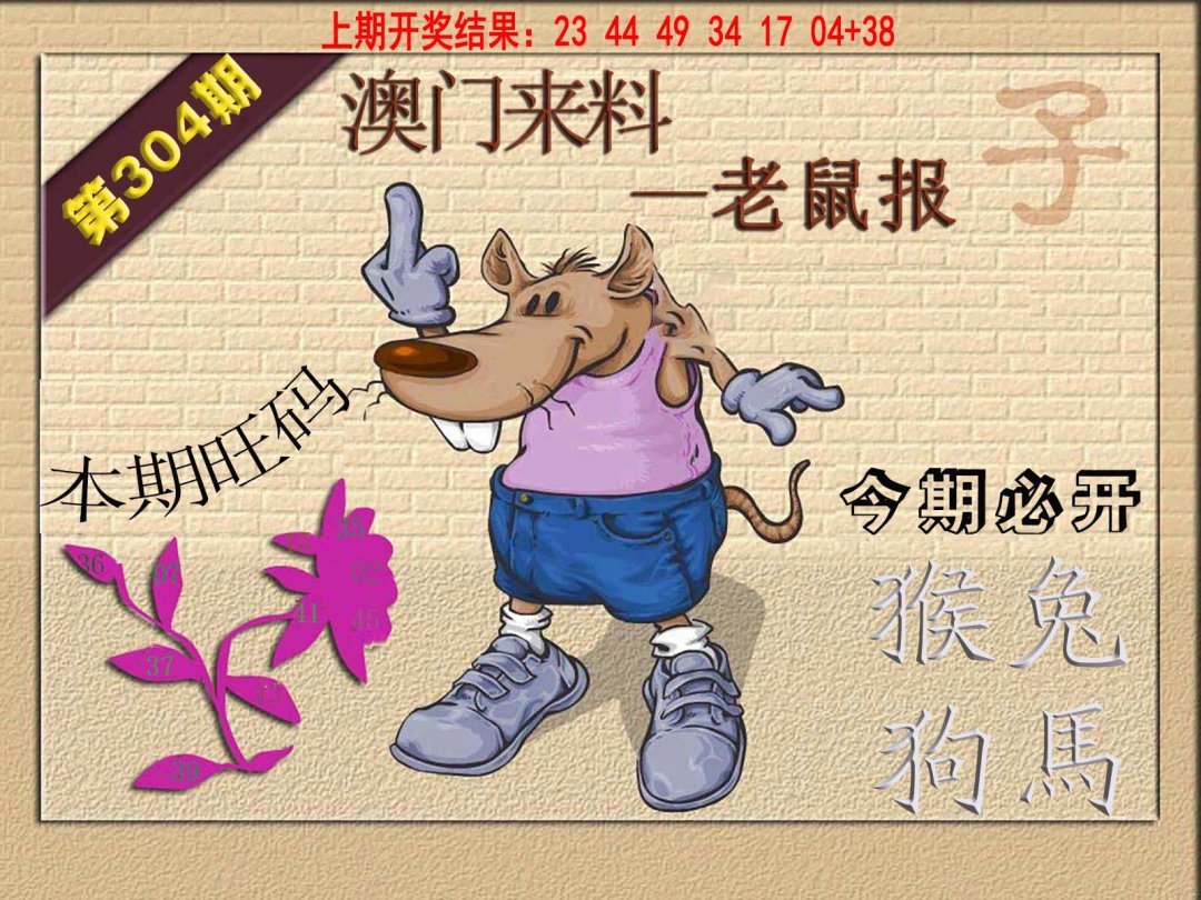 2024304期(来料)鼠报