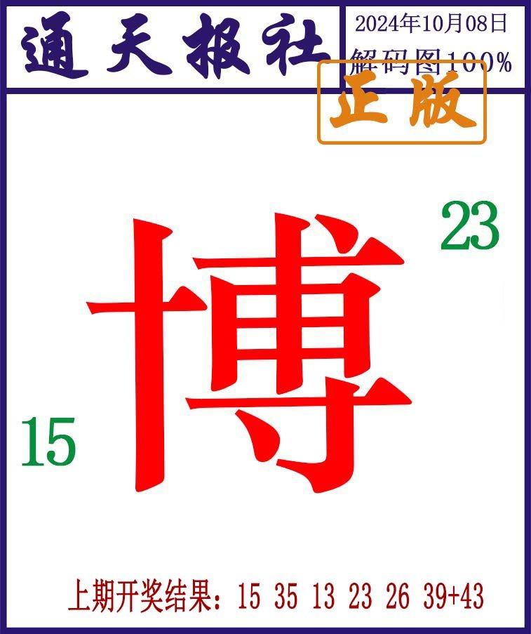 2024282期通天报解码图