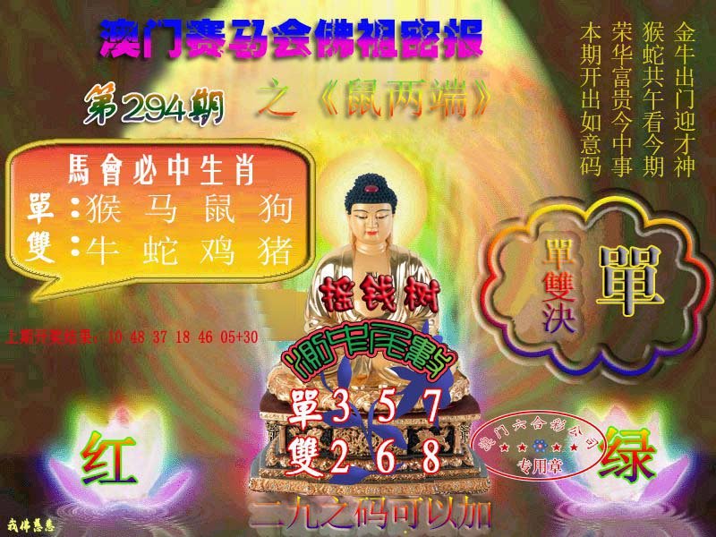 2024294期佛主密报-莲花双宝