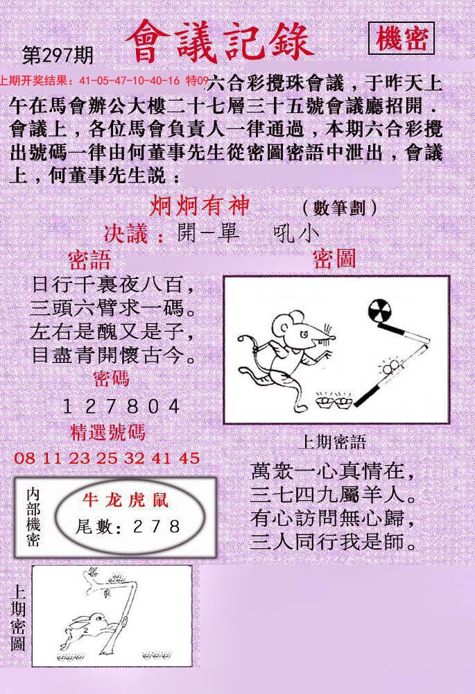 2024297期会议记录