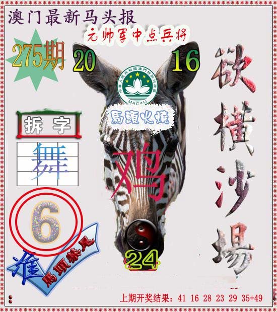 2024275期马头报