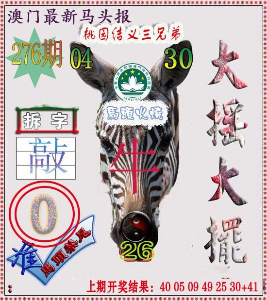 2024276期马头报