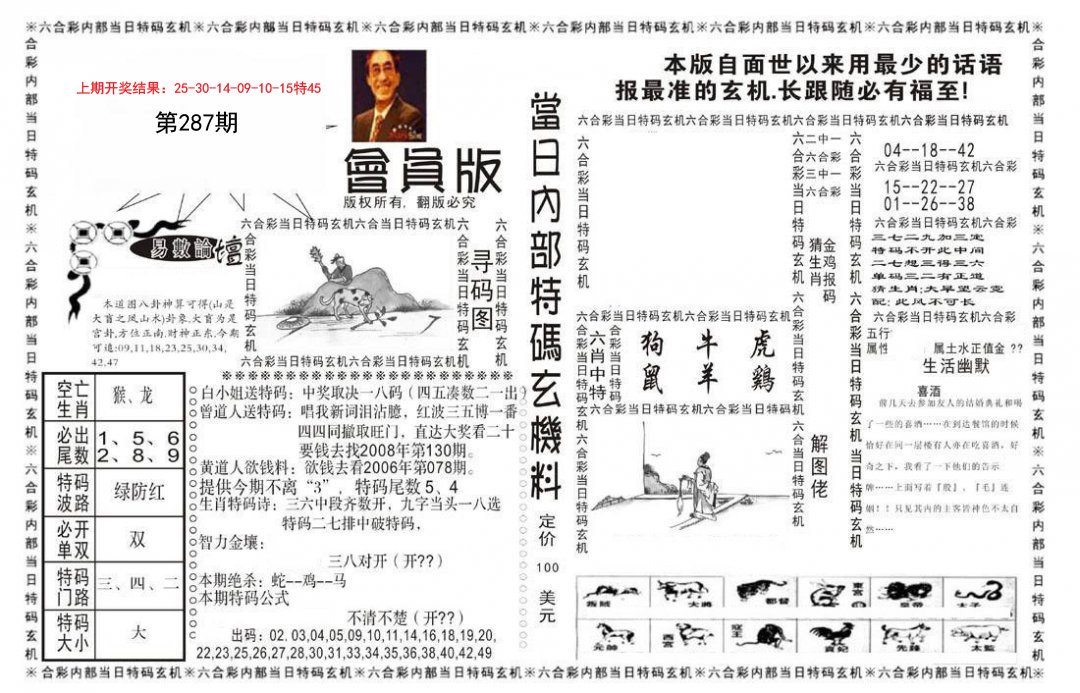 2024287期当日特码玄机报