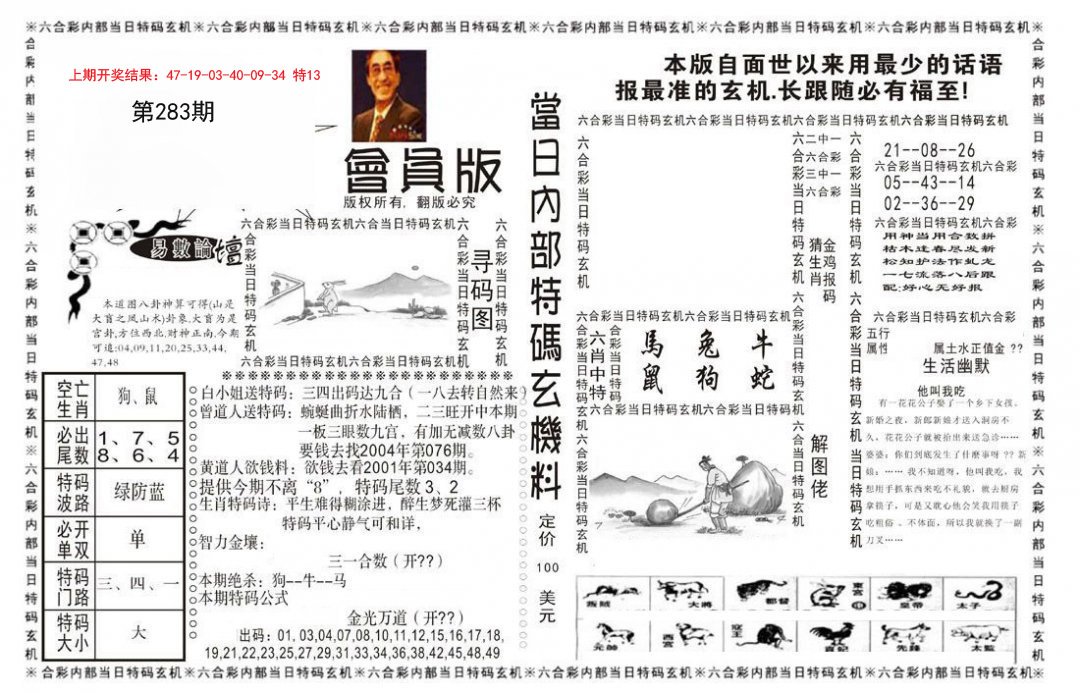 2024283期当日特码玄机报