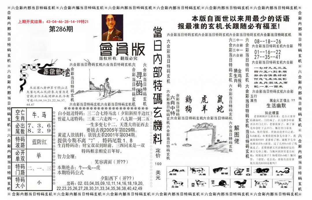 2024286期当日特码玄机报