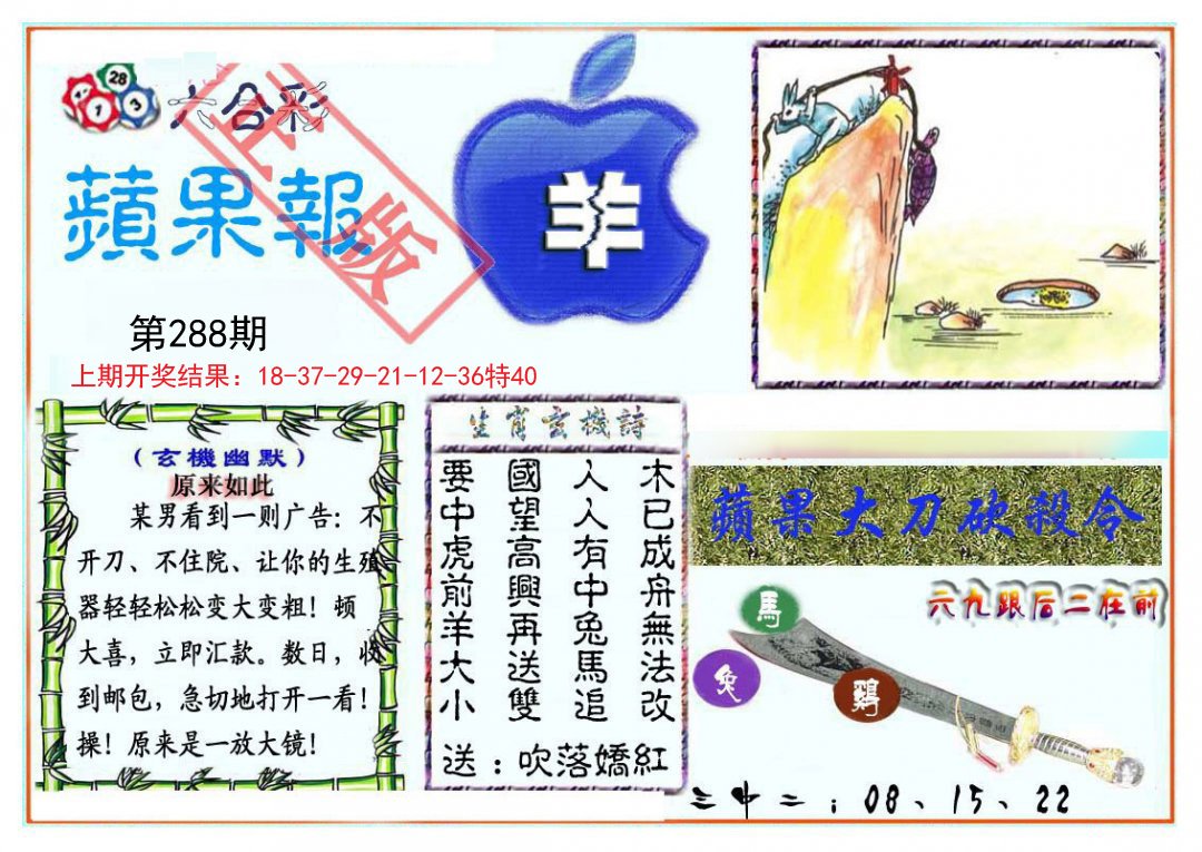 2024288期频果报