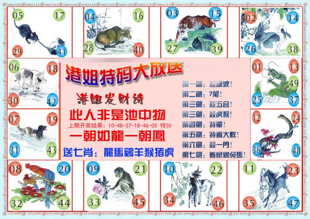 2024294期港姐密报B
