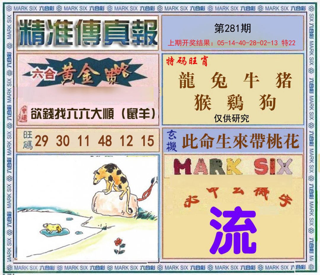 2024281期精准<傳真報>