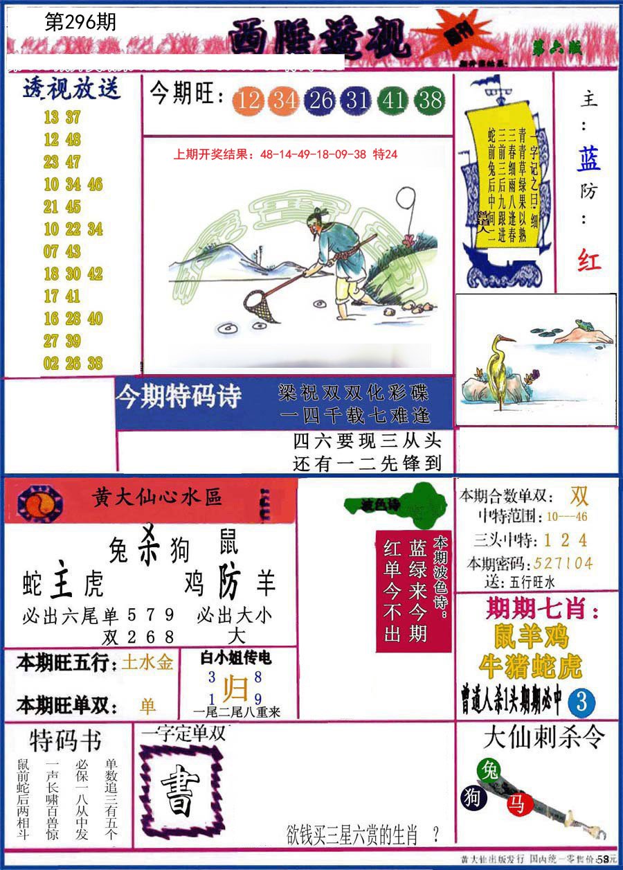 2024296期西陲透视