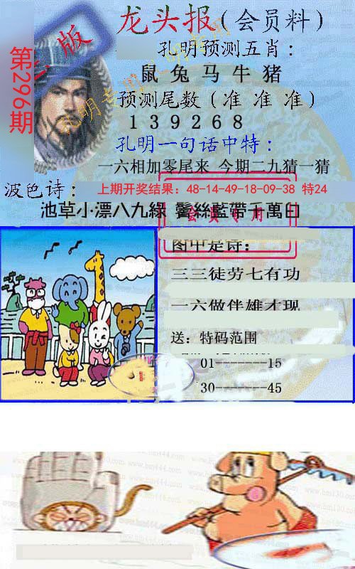 2024296期龙头报