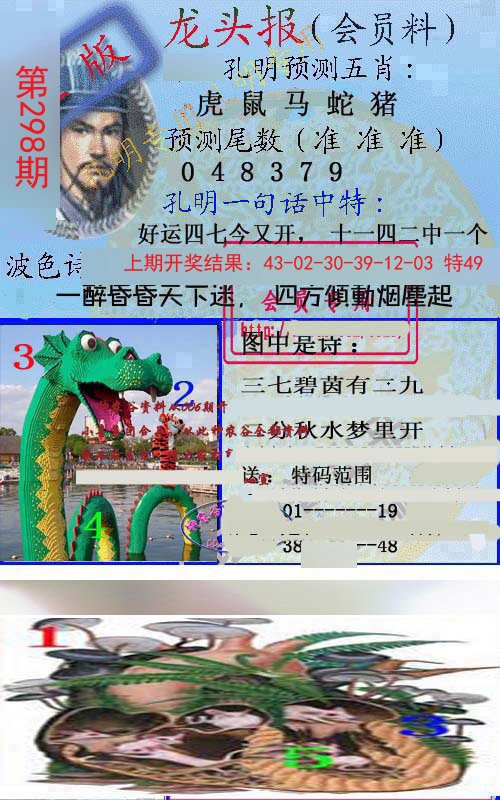 2024298期龙头报