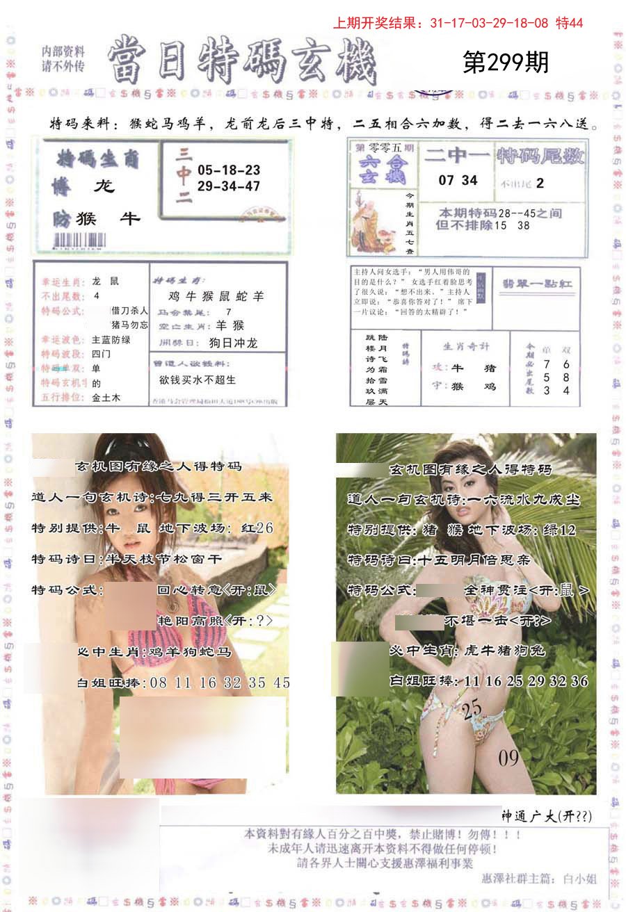 2024299期当日特码玄机-2