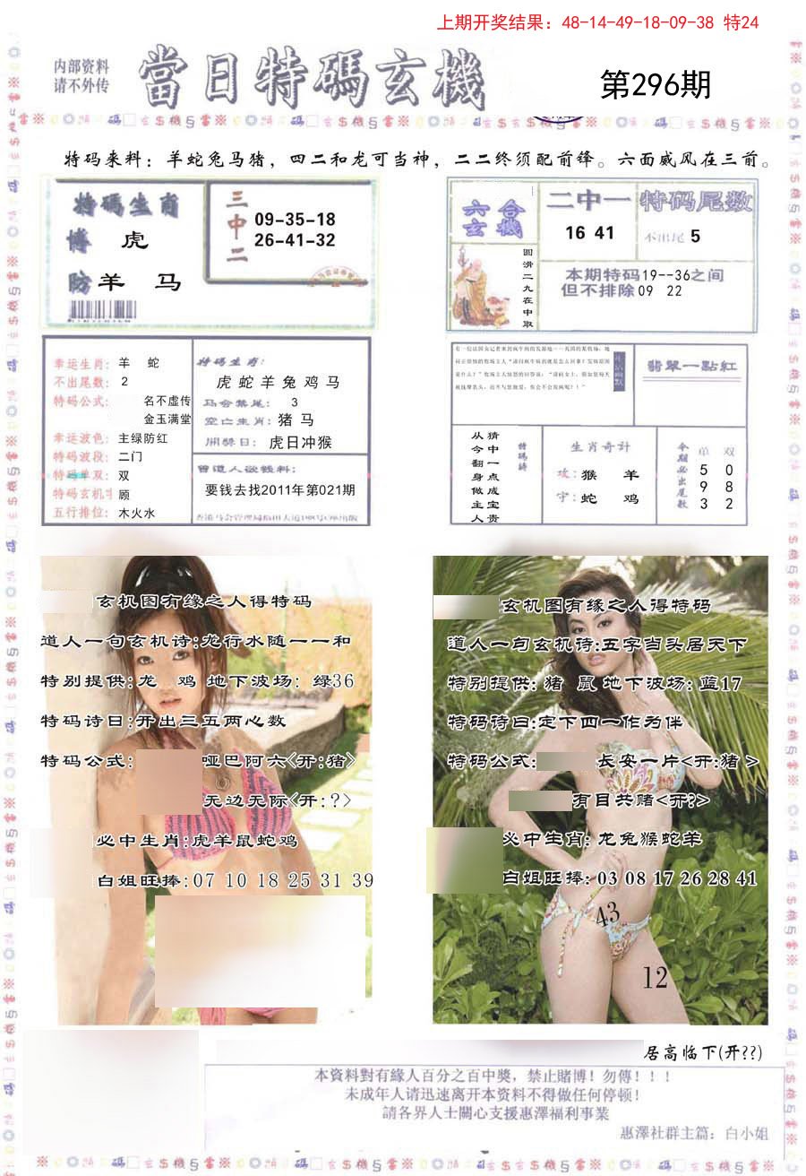 2024296期当日特码玄机-2