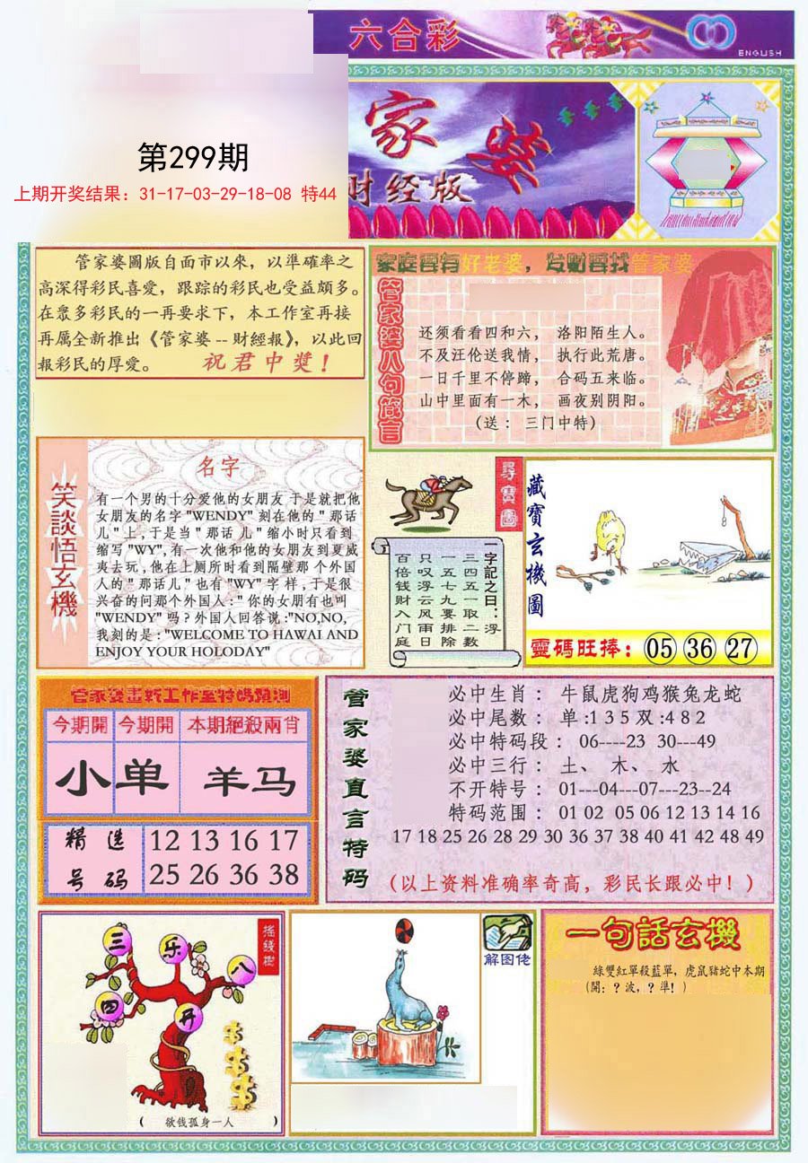 2024299期管家婆财经版