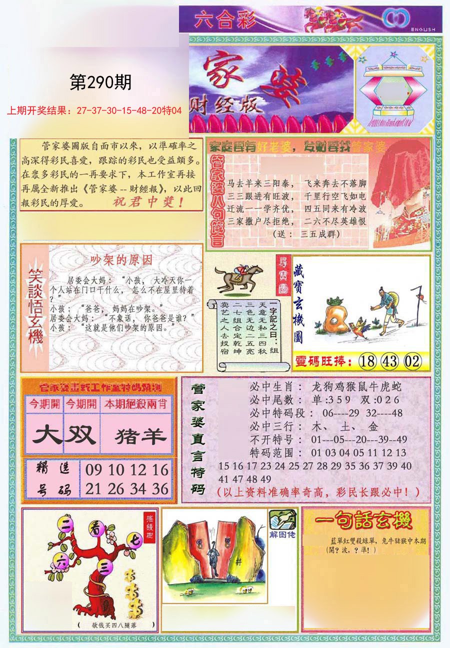 2024290期管家婆财经版