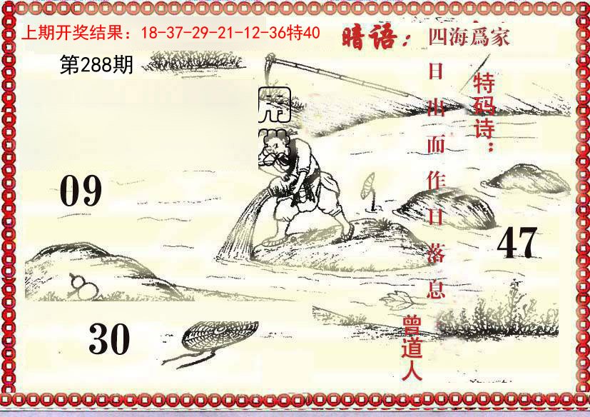 2024288期早开先生暗语