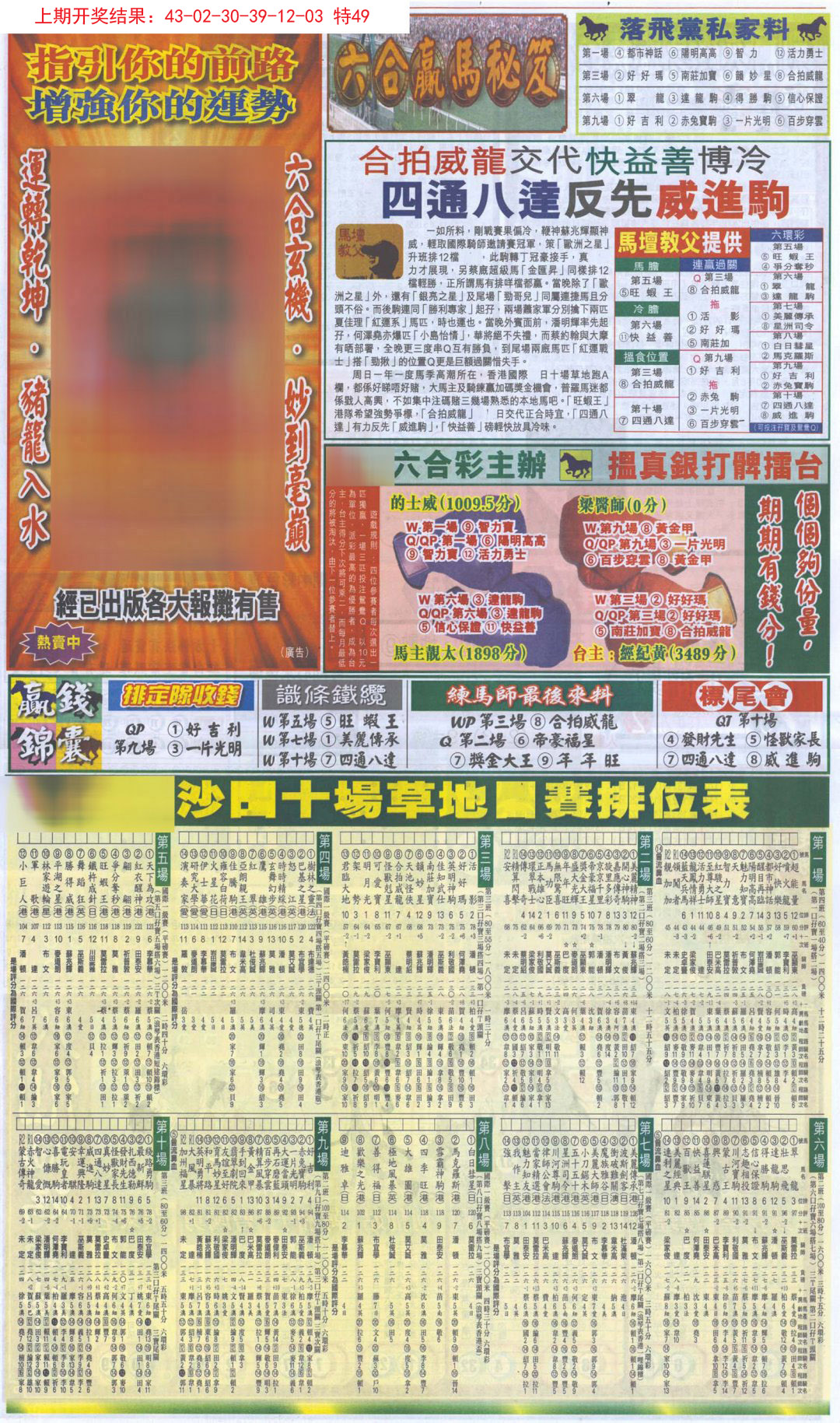 2024298期新报跑狗B