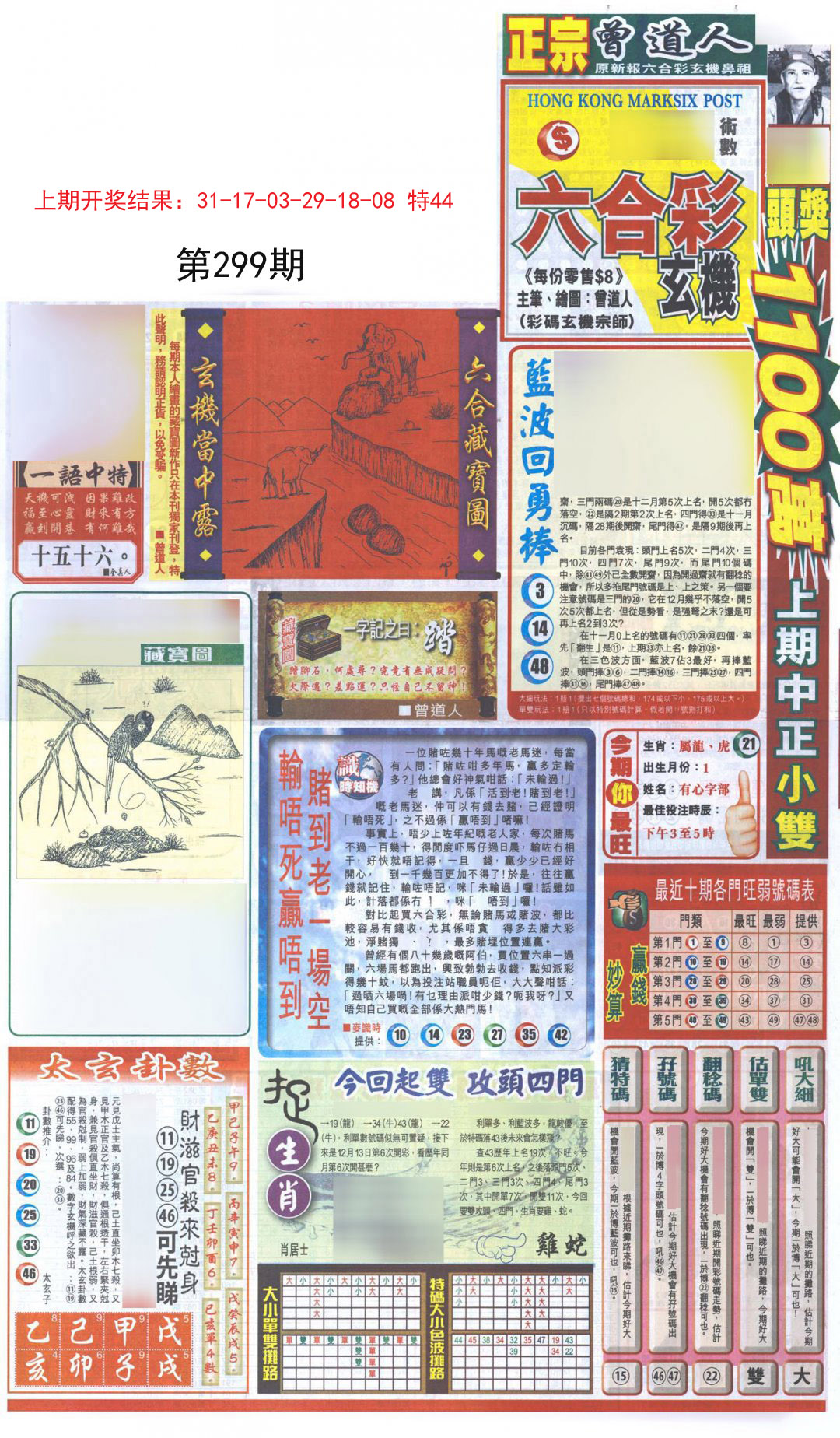2024299期新报跑狗A