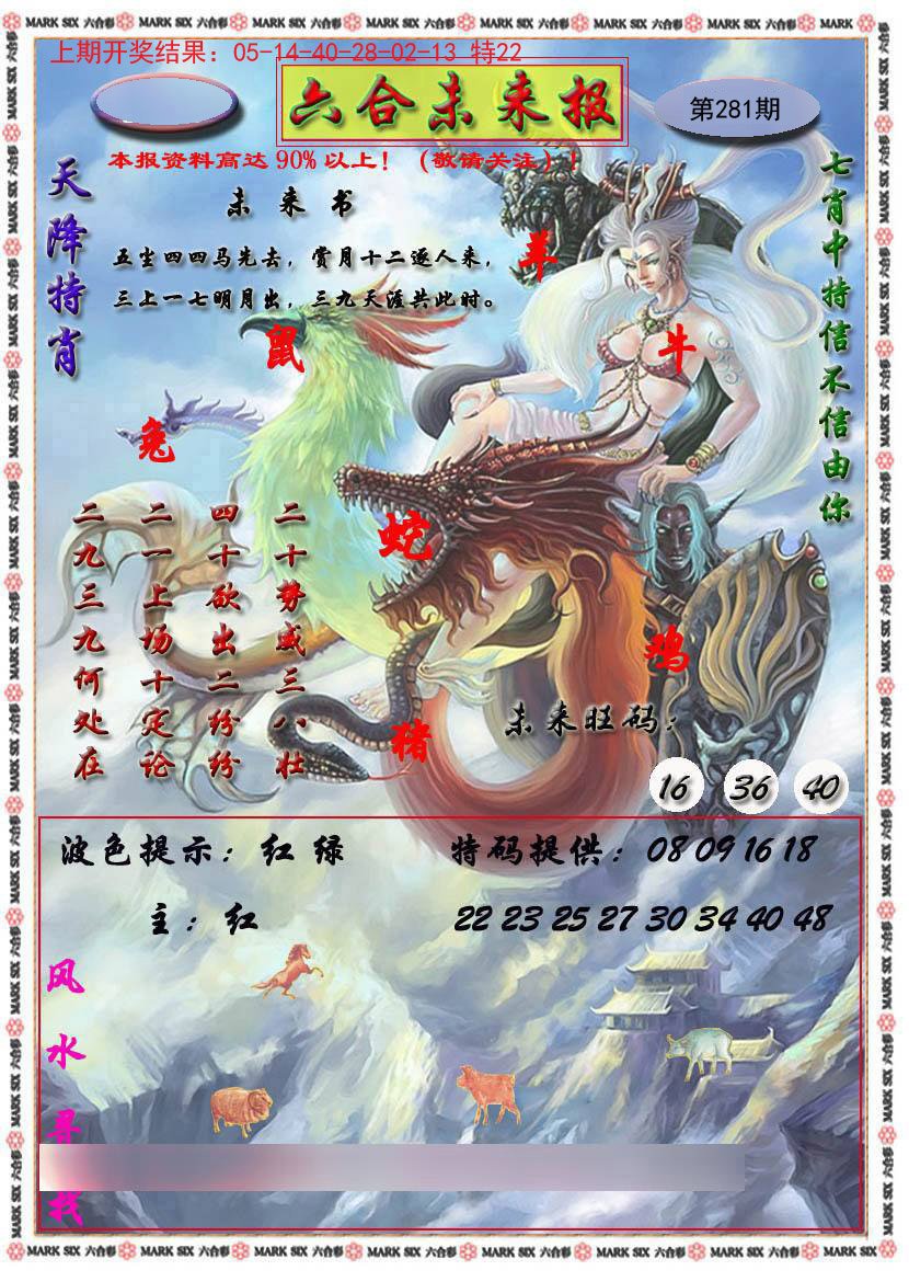 2024281期六合未来报