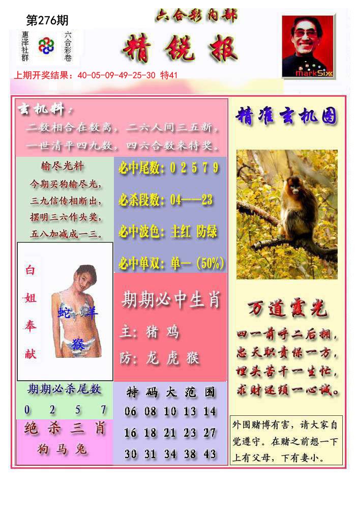 2024276期精锐报