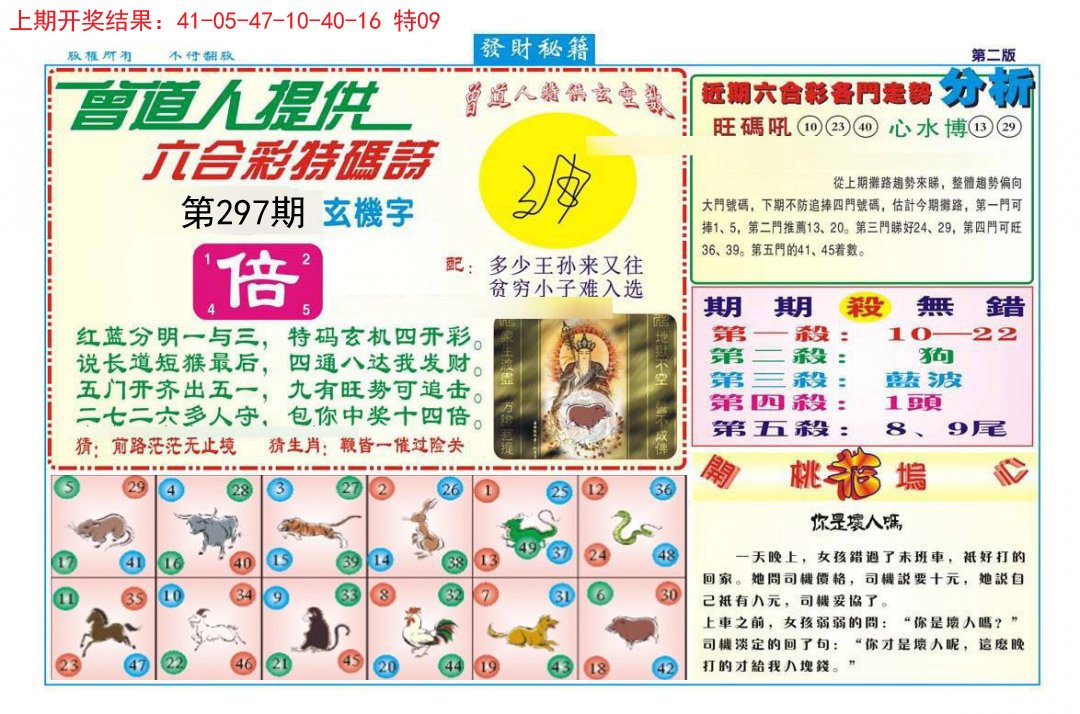 2024297期发财秘籍B