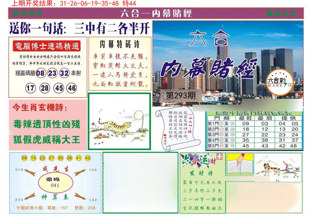 2024293期内幕赌经