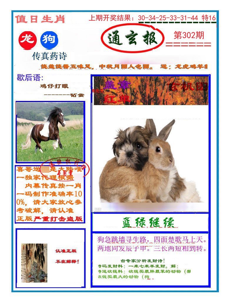 2024302期通玄报